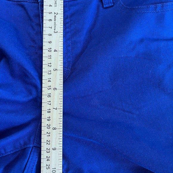 Christopher & Banks Petite Signature SlimCrop Capri Pants Cobalt Blue - 8 Petite - Picture 8 of 9